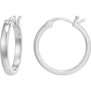 14K Gold Plated Earrings Lightweight Hoops 20mm/30mm Gold Hoop